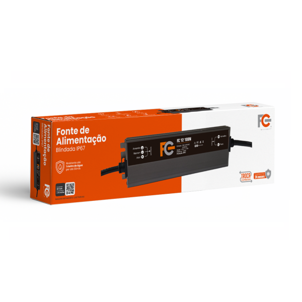 Fonte Blindada 12v 10a 120w IP67