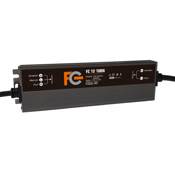 Fonte Blindada 12v 10a 120w IP67