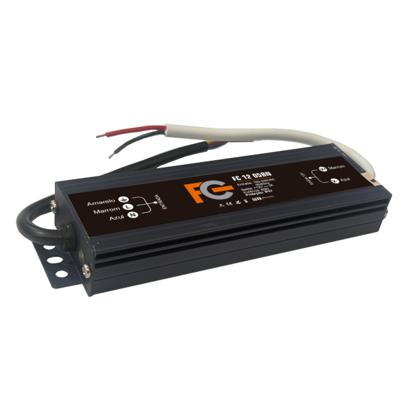 Fonte Blindada 12v 5a 60w IP67