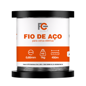 Fio de Aço Inox 0,60 mm para Cerca Elétrica
